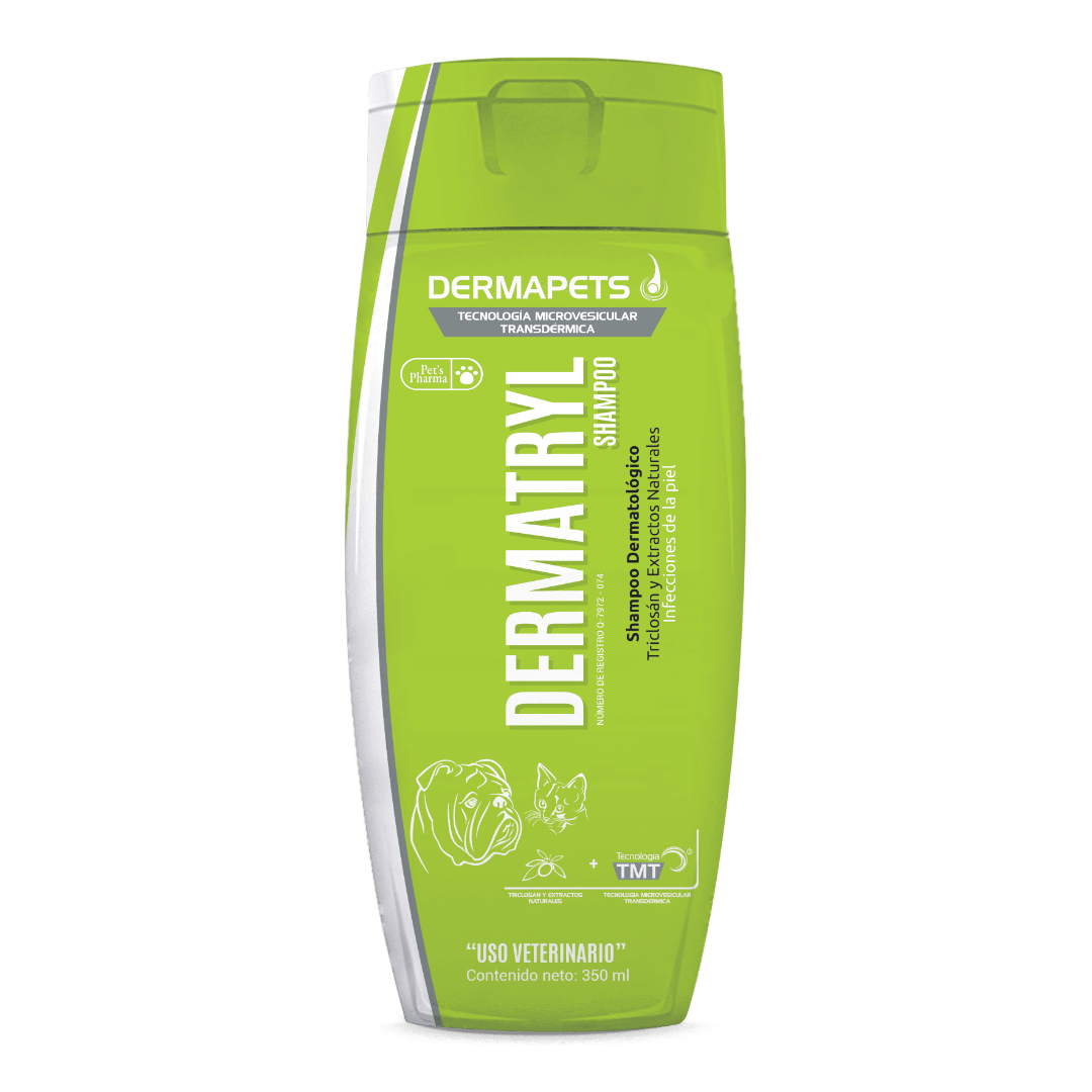 Dermatryl Shampoo Dermatológico 350ml - Pet's Pharma Dermatryl Shampoo Dermatológico 350ml - Pet's Pharma